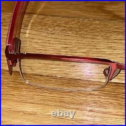 GIORGIO CAVALLI Eyeglasses Women's Pink Roses Glasses 49-17-140 Made in France