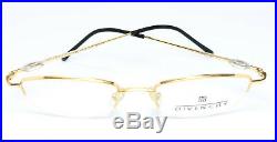 GIVENCHY 1034 Original Vintage Eyeglasses Frame Lunettes Brille Half-Rim Gold