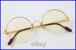 Great Vintage Used Cartier Mayfair Gold Plated Eyeglasses! Made In France