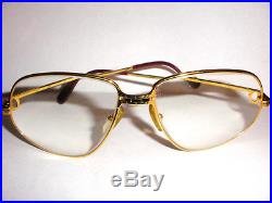 Genuine Nice Vintage Cartier eyeglasses 1988 Paris Made in France 59 16 140