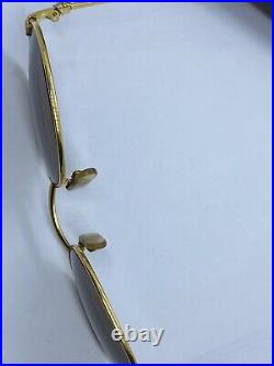 Genuine Vintage Cartier Oval Sunglasses Plaquet Or, Read Please