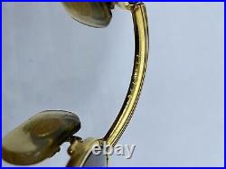 Genuine Vintage Cartier Oval Sunglasses Plaquet Or, Read Please