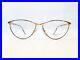 Givenchy Eyeglasses gold cateye women metal France vintage 90s mod. 34 NOS