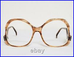 Givenchy Glasses Bug Eye Womens Oversized Eyeglasses Upside Down Unico Frame Vtg