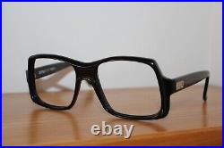 Givency Paris Ralph Black Vintage Eyeglasses Frame Hand made in france new NOS