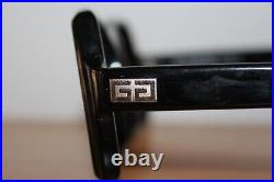 Givency Paris Ralph Black Vintage Eyeglasses Frame Hand made in france new NOS