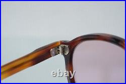 Glasses Wellington Frame france 50`s Rose color flat lens Vintage Dead stock