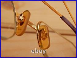 Gold Plated Vintage CARTIER Paris France Luxury Eyeglasses Frame 5123 140