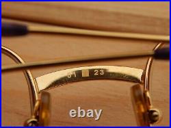 Gold Plated Vintage CARTIER Paris France Luxury Eyeglasses Frame 5123 140