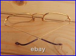 Gold Plated Vintage CARTIER Paris France Luxury Eyeglasses Frame 5123 140