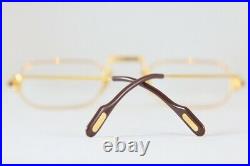 Great Used Vintage Cartier Demi Lune Eyeglasses Made In France