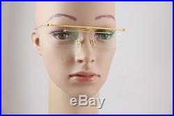 Great Vintage Sthenos Demain Gold Plated Eyeglasses Made In France Paris