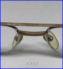 HENRY JULLIEN RITZ Gold Filled 40/000 Vintage Men's Frame Eyeglasses Rare France