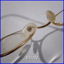 Henry Julien Lerica Vintage Women eyeglasses Double Gold Made in France