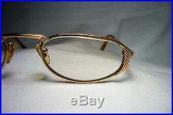 Henry Jullien eyeglasses cat's eye round oval gold filled frames women's vintage