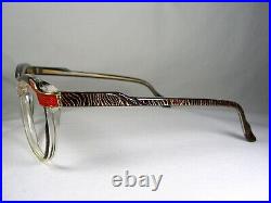 Jacques Fath luxury eyeglasses scallop Cat Eye Gold plated frames NOS vintage