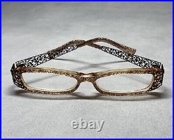 Jean Lafont Paris Eyeglasses Lattice 50-14-133 Tresor 520 Gold Discontinued