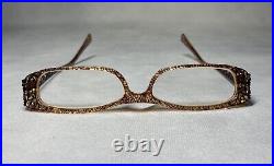 Jean Lafont Paris Eyeglasses Lattice 50-14-133 Tresor 520 Gold Discontinued