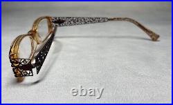 Jean Lafont Paris Eyeglasses Lattice 50-14-133 Tresor 520 Gold Discontinued