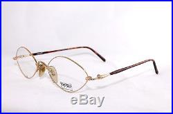 Kenzo Unique GOLD & Brown mottled Eyeglasses Frame. MOD. ORAGE K165. France
