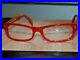 Kirk Originals Mimas Vintage Ladies Retro Glitter Glasses Frames Orange