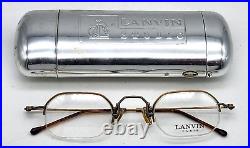 LANVIN Studio Eye Glasses with Case PARIS Made in France