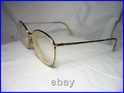L'Amy Paris, panto, 22Kt gold plated eyeglasses, frames, women's, ultra vintage