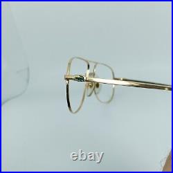 Lacoste, Ultra Aviator, Gold plated, eyeglasses, frames, New Old Stock, vintage