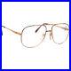 Lacoste Vintage Eyeglasses 727/1 F L 234 Gold/Brown Aviator France 5716 140