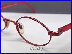 Lafont Eyeglasses Frames men woman Red Round Oval Metal Little lens Full Rim