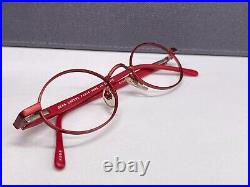 Lafont Eyeglasses Frames men woman Red Round Oval Metal Little lens Full Rim