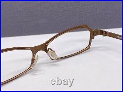 Lafont Eyeglasses Frames woman Braun Angular Flowers Issy La Bibi Rectangular Np