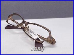 Lafont Eyeglasses Frames woman Braun Angular Flowers Issy La Bibi Rectangular Np