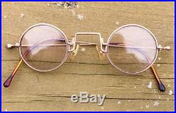 Lanvin steampunk round rare glasses frames eyeglasses eyewear rose gold finish