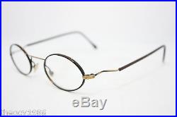 Les Puces Gouverneur Audigier Vintage Oval Eyeglasses Eyewear France 40mm Havana