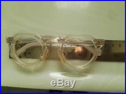 Lesca lunetier Pica Vintage Crown Panto 1950 French Eye Glasses