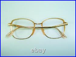 Lizon, luxury eyeglasses, Gold plated, oval, square, frames, pin up vintage, NOS