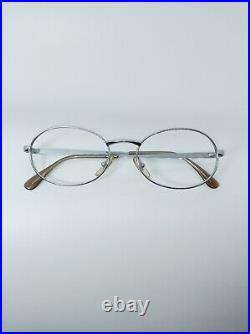 Lizon, luxury eyeglasses, oval, Platinum plated, frames, New Old Stock, vintage
