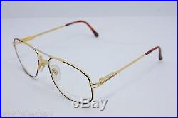 Loris Azzaro Intense 210 19 56mm 18-K Gold Black Eyewear Eyeglass Frames