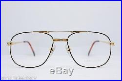 Loris Azzaro Intense 210 19 56mm 18-K Gold Black Eyewear Eyeglass Frames