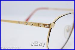 Loris Azzaro Intense 24 19 56mm 18-K Gold Black Eyewear Eyeglass Frames