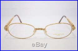 Loris Azzaro Paris Liana 1 52mm 18-K Gold Eyewear Eyeglass Frames Vintage