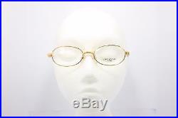 Loris Azzaro Paris Liana 1 52mm 18-K Gold Eyewear Eyeglass Frames Vintage