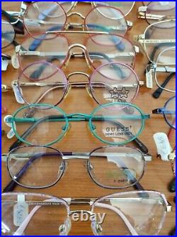 Lot of 127 Kids Metal Eyeglasses Frames Made in Italy or France New Old Stock