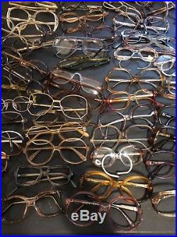 Lot of 133 Vintage Eyeglass Frames Sample Boxes and More, Italy, Germany, France