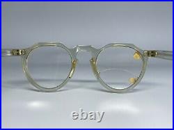 Lunette Ancienne Crown Panto French Frame Eyeglasses Vintage Acetate Sun Old