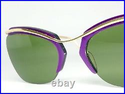 Lunette Ancienne Vintage Eyeglasses Sunglasses Sol Amor Nylor Gold Filled 50s