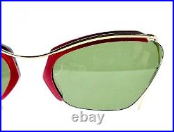 Lunette Ancienne Vintage Eyeglasses Sunglasses Sol Amor Nylor Gold Filled 50s
