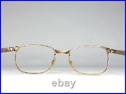 Lunette Vintage Eyeglasses Gold Filled Frame Old Ancienne Amor Or Ital Suisse