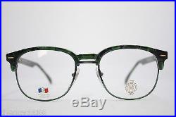 Lunettes Rege Paris Vintage Eyeglasses Eyewear Made in France CR03 Green 52mm